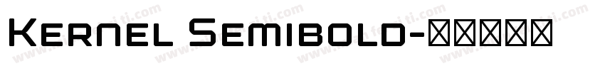 Kernel Semibold字体转换